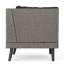 ENSEMBLE DE COUSSIN AVEC COIN + TABLE - BRUN