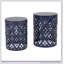 Modern Metal Side Table Set With Durable Powder-Coated Iron And Elegant Intricate Design, Perfect For Versatile Home Use