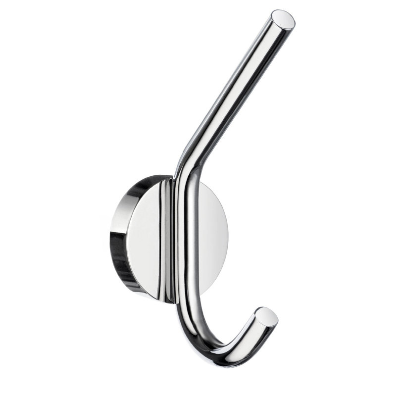 Patère double collection Home, Chrome poli