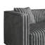 CHAISE EN VELOURS GRIS-1759894183