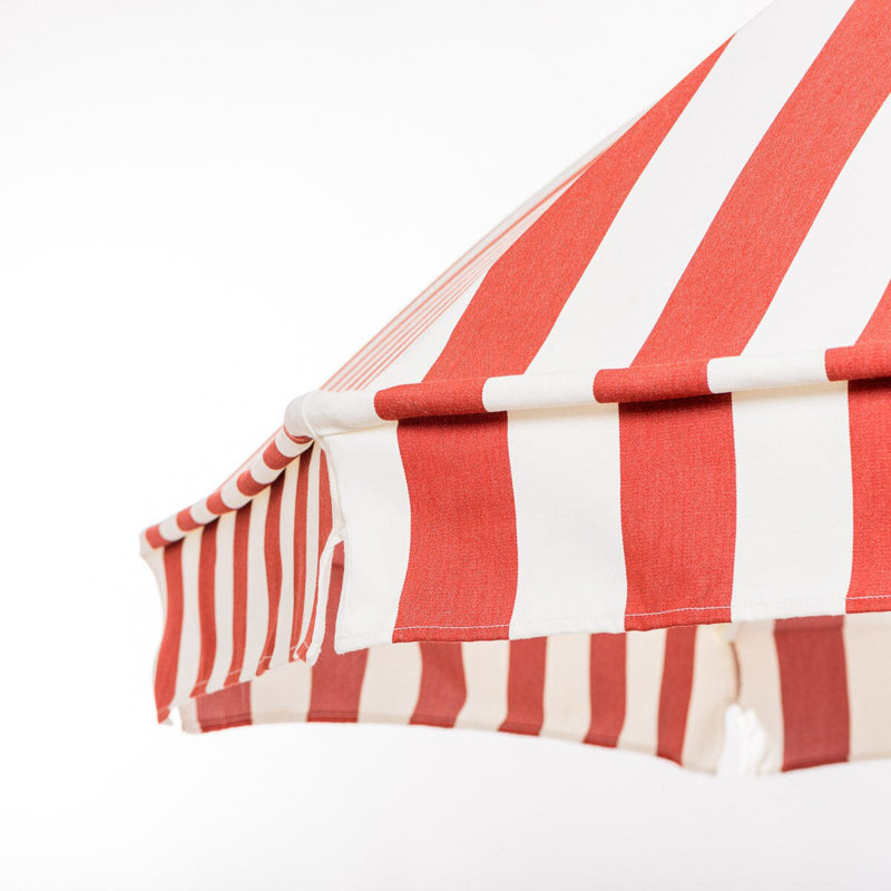 Patio 90'' W Umbrella, Red/White