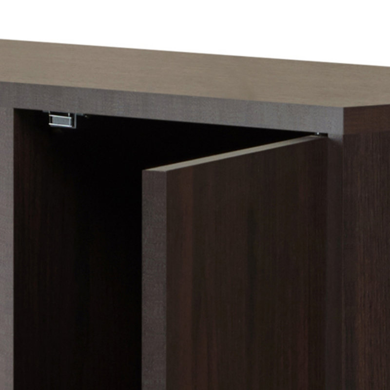 Hazen Server with 2 Cabinets, Wine Cabinet with 2 Doors and 2 Shelves