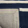 Krystyna Chevron Handmade Tufted Wool Navy/Ivory Area Rug