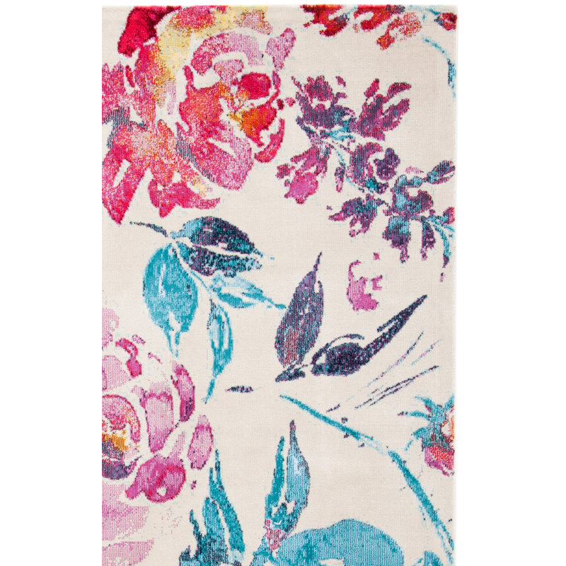 Tapis à motif floral Lillian 300 Performance, Rectangle 4pi x 6 pi