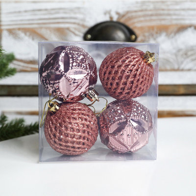 Boule de Noël Boule en maille peinte Pendentif en forme de boule de Noël Pendentif en forme de boule de fenêtre décorative de scène de plafond