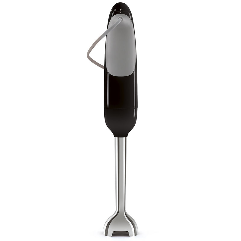 SMEG 50's Retro Style Handheld Immersion Blender, Black Glossy
