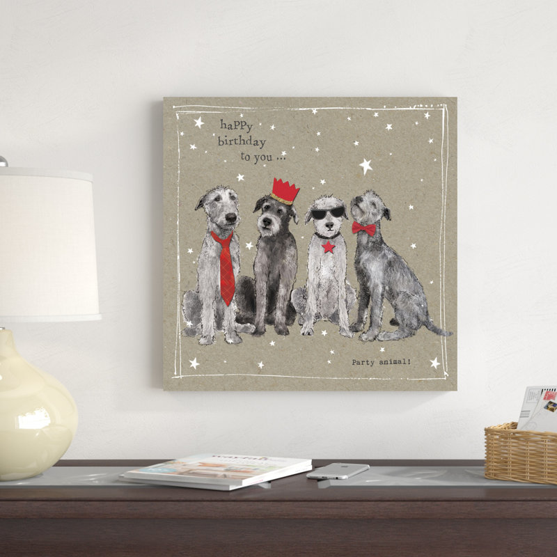 Fancypants Cool Dogs IV, H 20 po x l 20 po x P 1,25 po
