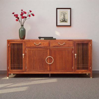 Large-Capacity High-End Solid Wood Sideboard