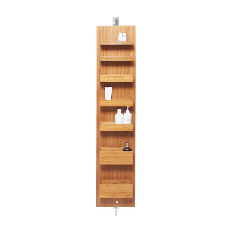 Mendocino Solid Wood Wall Bathroom Shelves