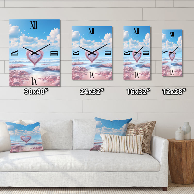 Bilbrook - Beach Wall Clock, Extra Large