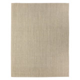 Naturals Sanibel Taupe/White Solid Hand Woven Area Rug