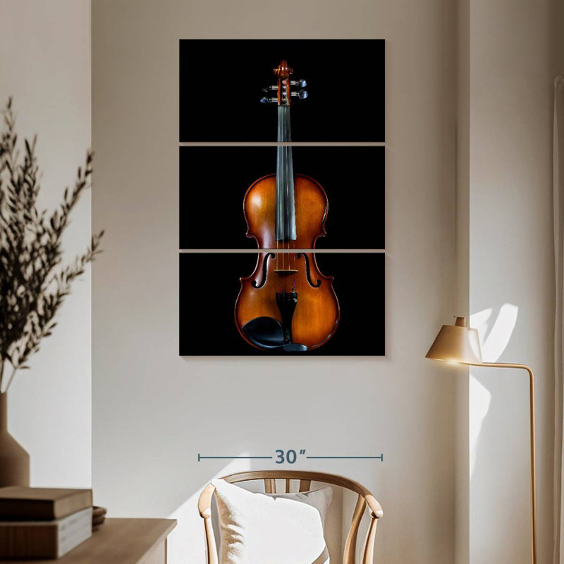 Abarca Violin Portrait, 65" H x 42" W