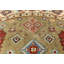 Tapis oriental unique tribal brun 9X9