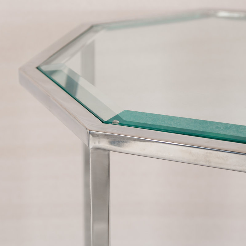 Andrew Martin Glass End Table