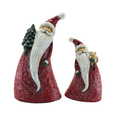  Ensemble de 2 décorations de Noël en terre cuite