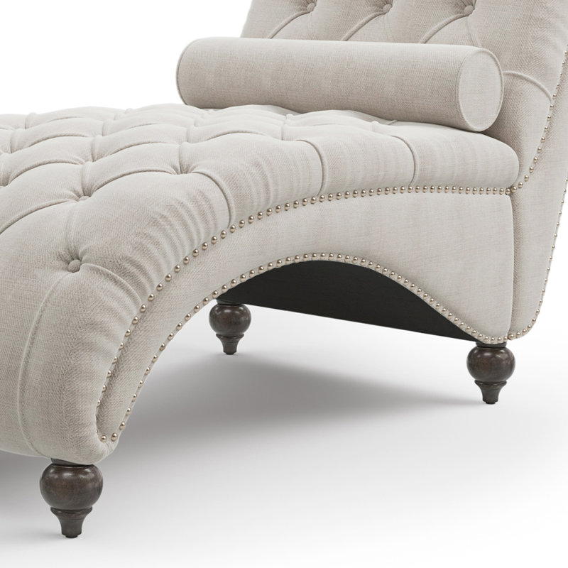Chaise longue rembourrée Alexandera, H 48 po x l 62 po x P 33 po