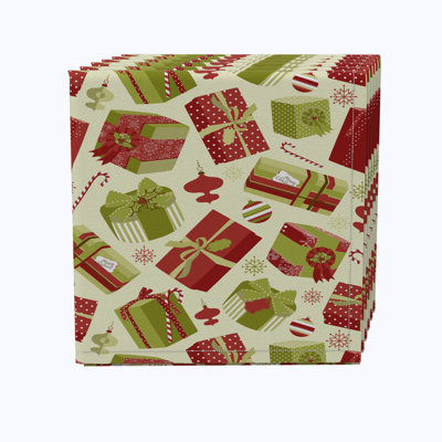 Eimutis Cotton Abstract Square Napkin