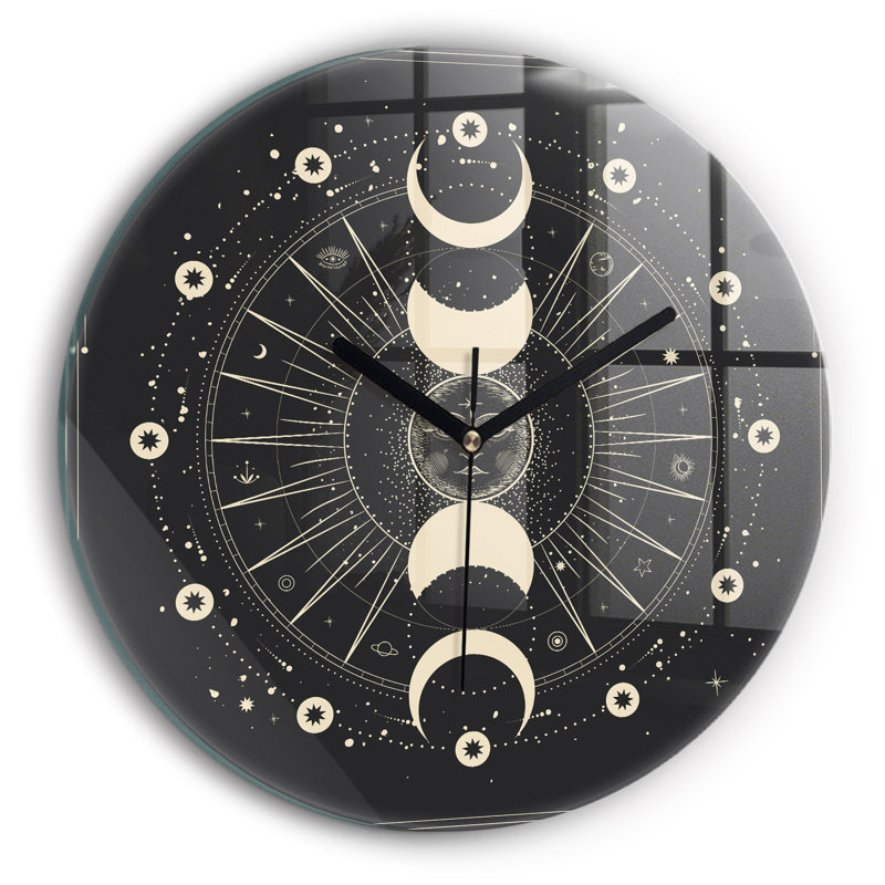 Glass Wall Clock