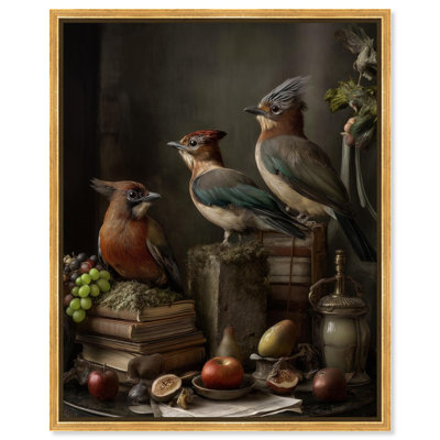 «Silent Observers», reproduction d'Halloween par Art Remedy, cadre doré, 16 x 20