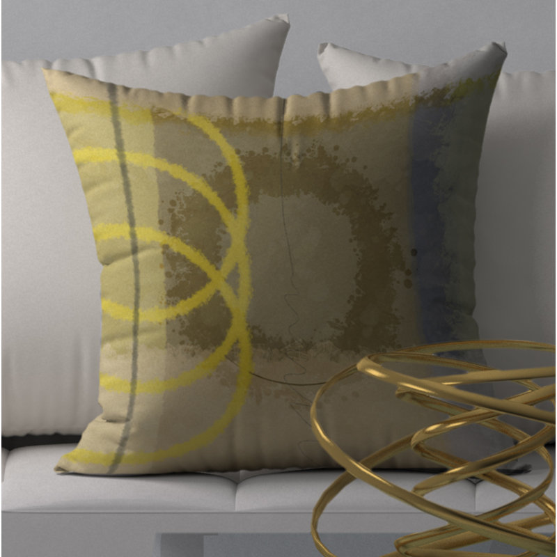 Reversible Throw Pillow, 24" x 24"