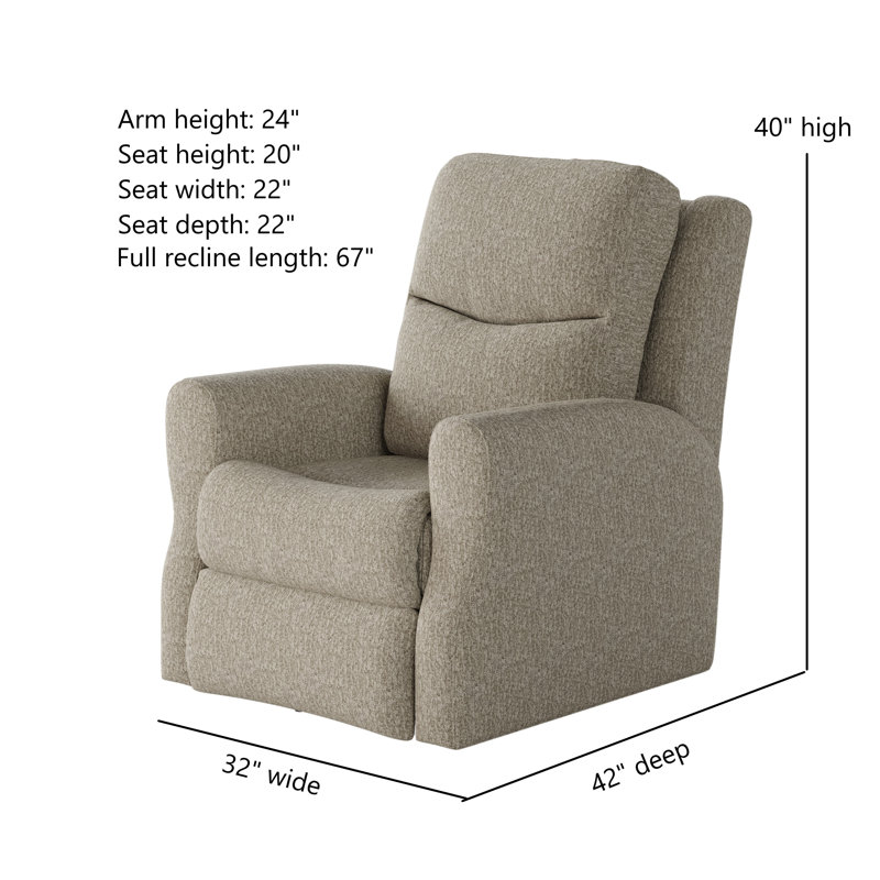 Fauteuil inclinable Fame, Cream, Power/Rocker