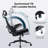 Ergonomic Mesh Office Chair with Adjustable Lumbar Support and Padded Armrests, for 5'3" to 6'6"