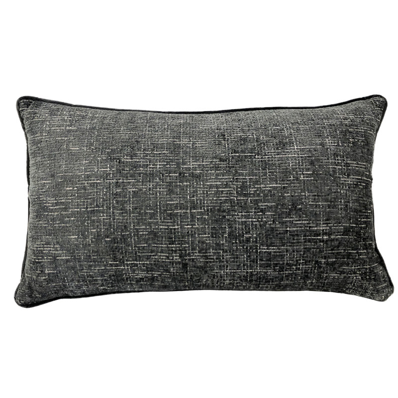 Ewoud Feather Throw Pillow, Gray
