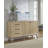 Three Drawer Two Door White Oak Sideboard In Au Natural