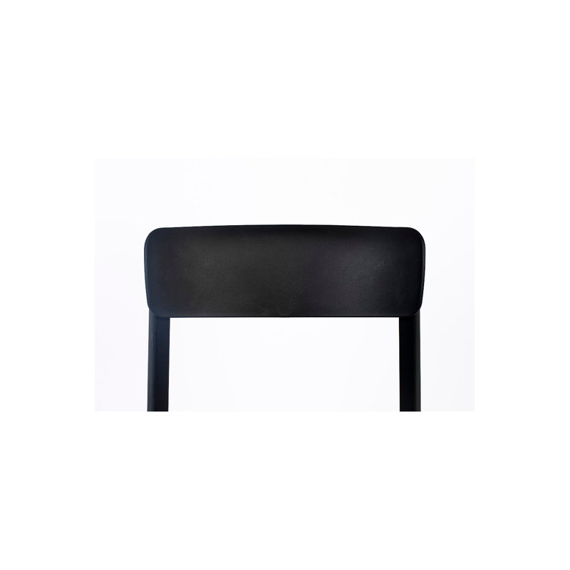 Outdoor Dining Side Chair, Black