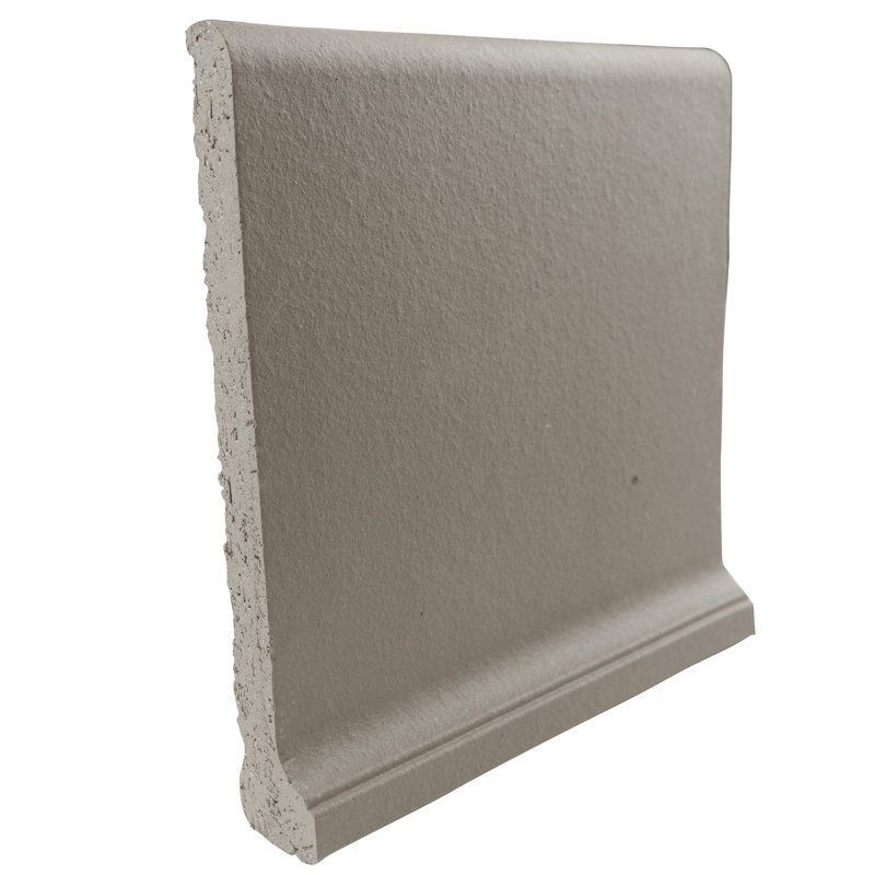 Quarry Cove Base 5-7/8 In. X 5-7/8 In. Ceramic Floor And Wall Trim, Gray