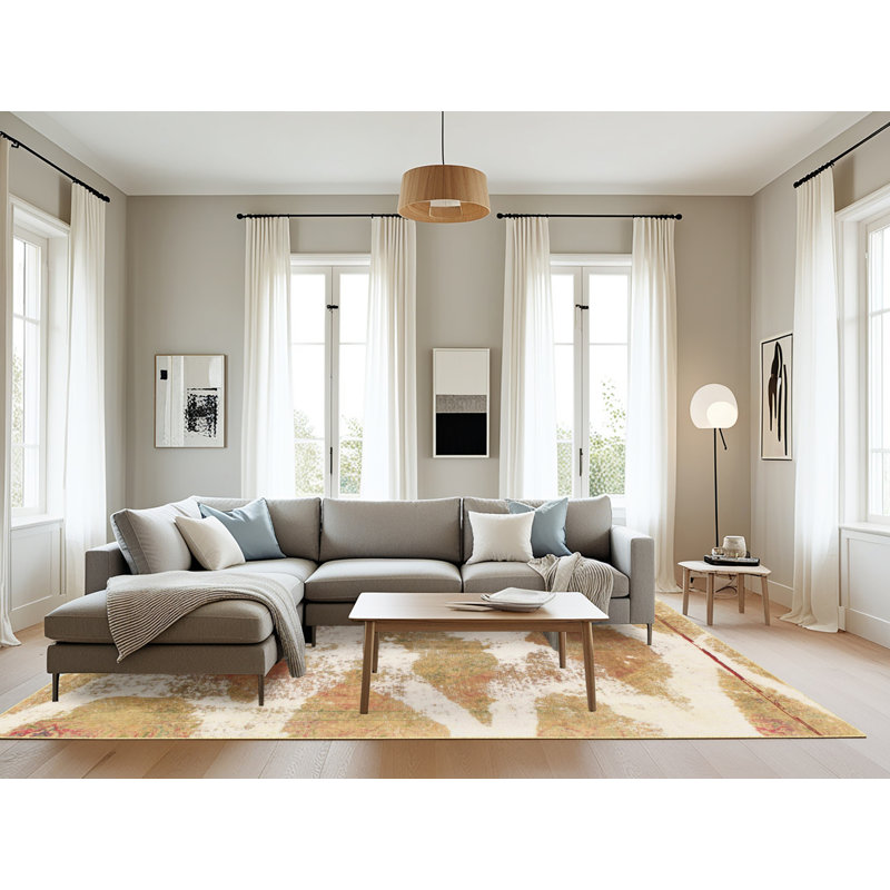 Stonehouse Abstract Indoor Rug, Rectangle 8' x 12'