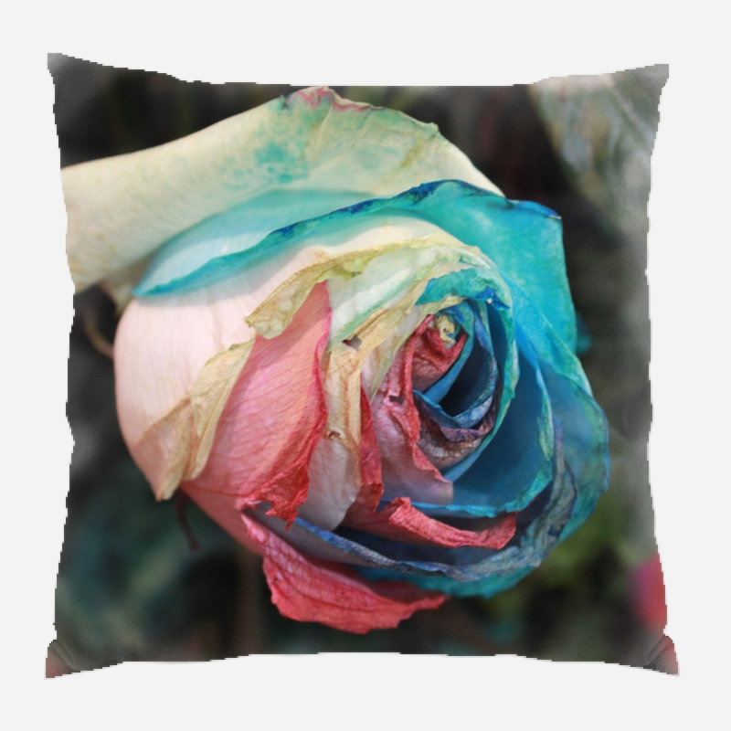 Bernhardt Flowers Throw Pillow, Microsuede, Indoor