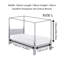 Grand filet à moustiquaire pour lit-103173024