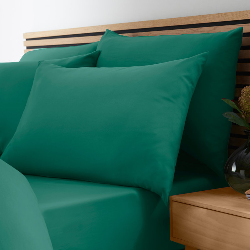 So Soft Non-Iron Fitted Sheet, Kingsize (5'), Teal