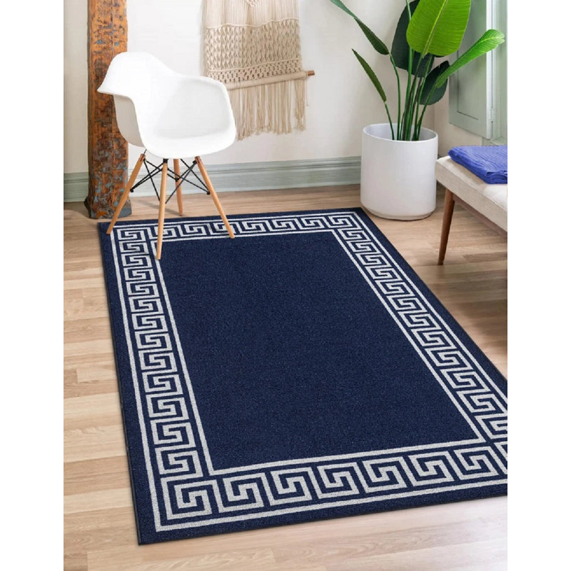Geometric Indoor / Outdoor Area Rug, Runner 80 x 300 cm