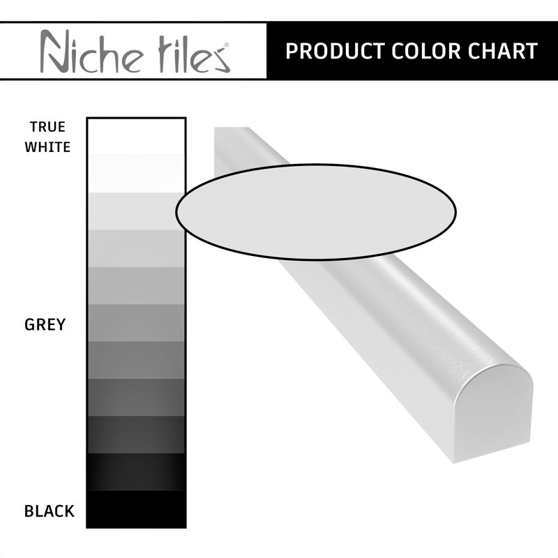 Universal Light Gray Marble Pencil Liner Wall Tile Trim