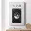 Wash - impression sur toile tendue-2100465961