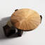 Table basse ronde en bois massif ZMZ