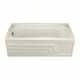 Colony 59.87'' Soaking Acrylic Bathtub