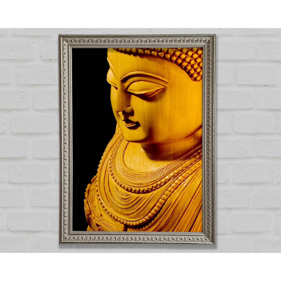 Buddha In Silveren Light - Einzelner Bilderrahmen Kunstdrucke