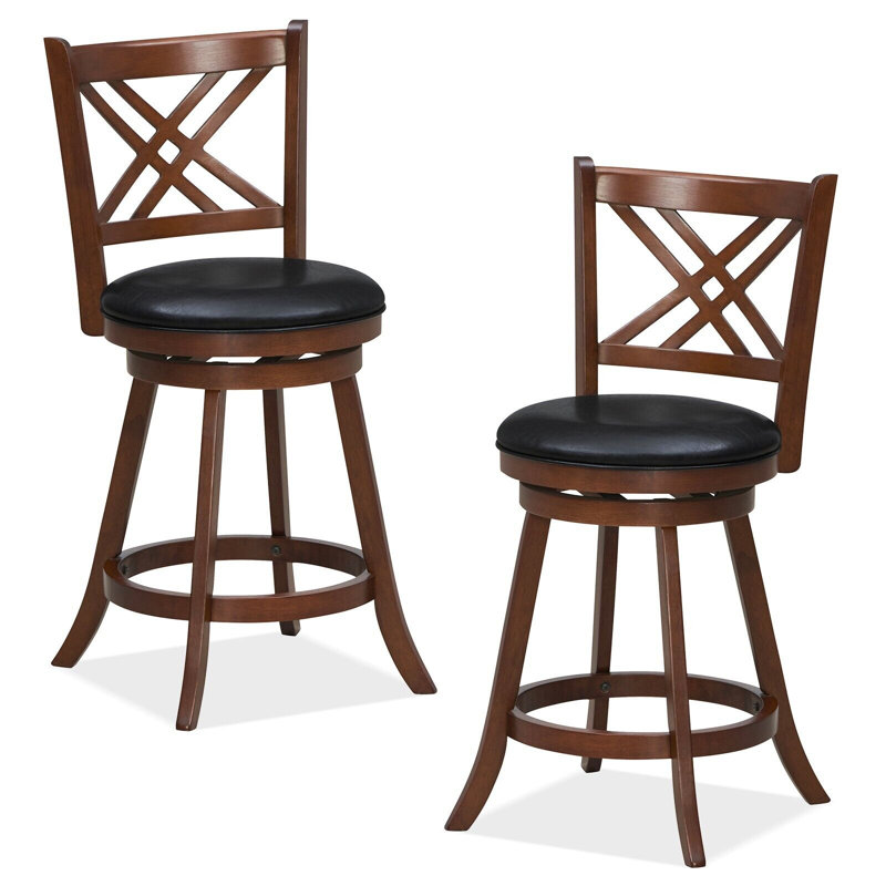 Maranto Swivel Upholstered Counter Stool, Extra Tall (61m Seat Height)