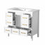 Meuble-lavabo 36 po avec lavabo en résine