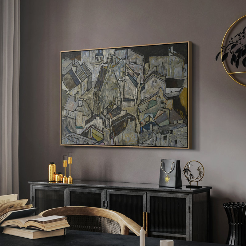 «Mödling II» par Egon Schiele, Naturel, 26 x 40