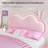 Zoomie Kids Floating Bed Frame with Adjustable LED Headboard and Leather Upholstered-500018430-500018431