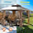 Aluminum Patio Hardtop Gazebo with Double Roof: Durable Protection and Stylish Design-93795750