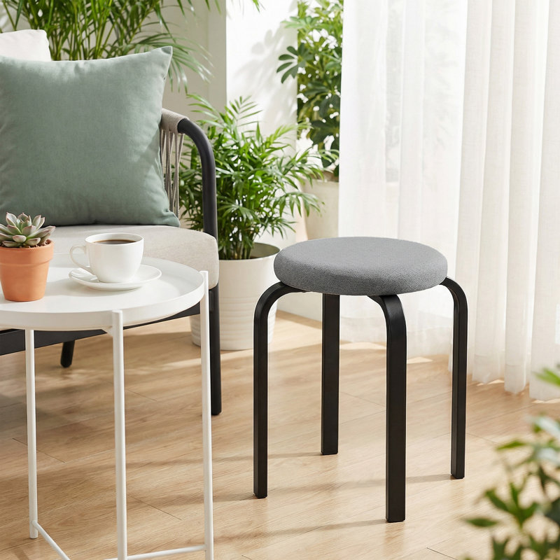 Powder Coated Steel Accent Stool