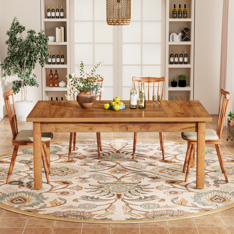 Casellas Solid Wood Base Dining Table