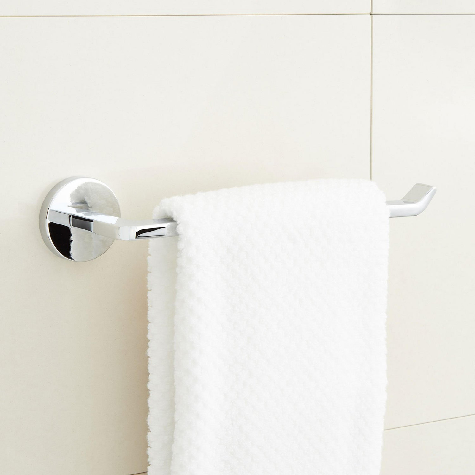 Drea 10-3/8" Wall Mounted Towel Ring, Chrome