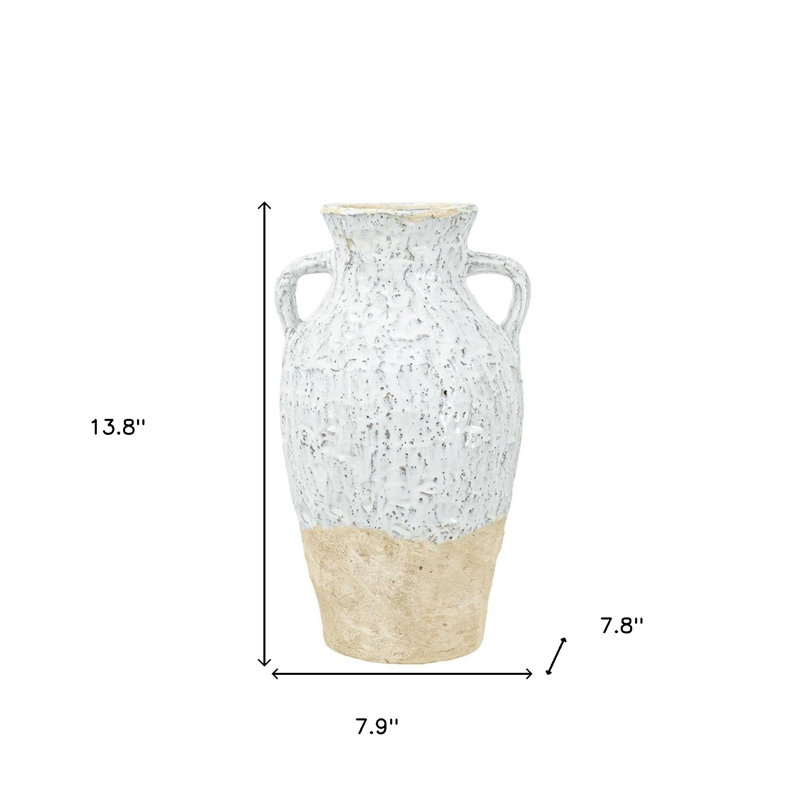 Vase de table 14 "Beige et Ivoire