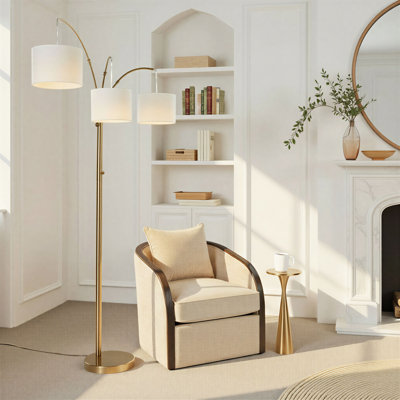 Willow Trio 84" Metal Floor Lamp